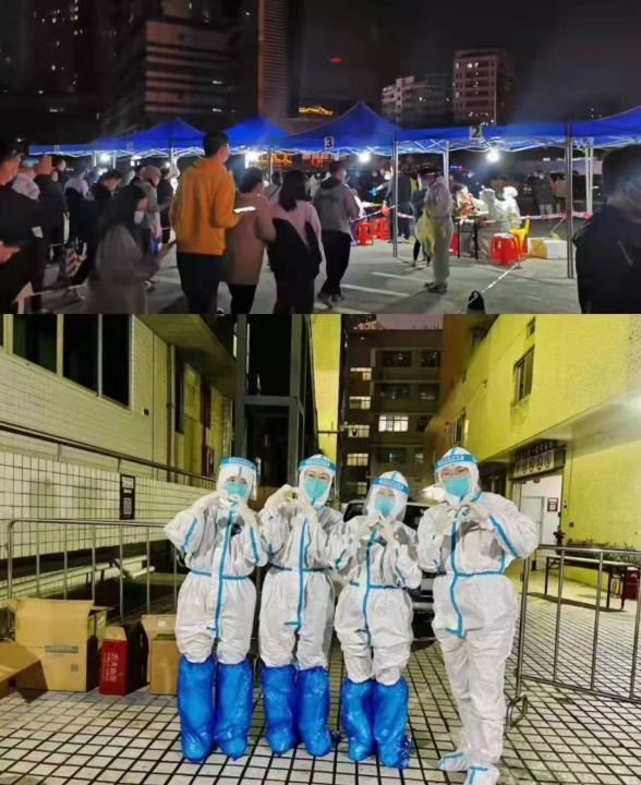疫情下的“逆行者”：8868体育网站登录入口医务人员七天不分昼夜奋战在核酸采样现场4.png